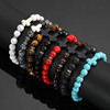 Matte bracelet, turquoise beads, accessory, wholesale, European style