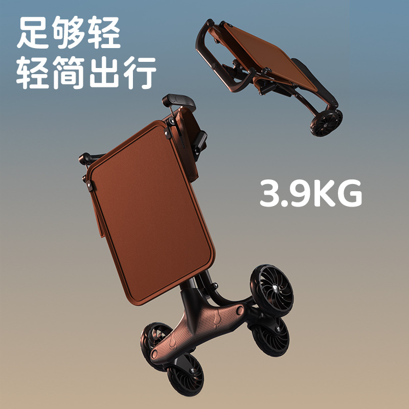 口袋车轻便小型可折叠出游溜娃便携婴儿车1234岁伞车口袋推车批发