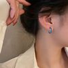 Brand silver needle, cute universal earrings, silver 925 sample, simple and elegant design