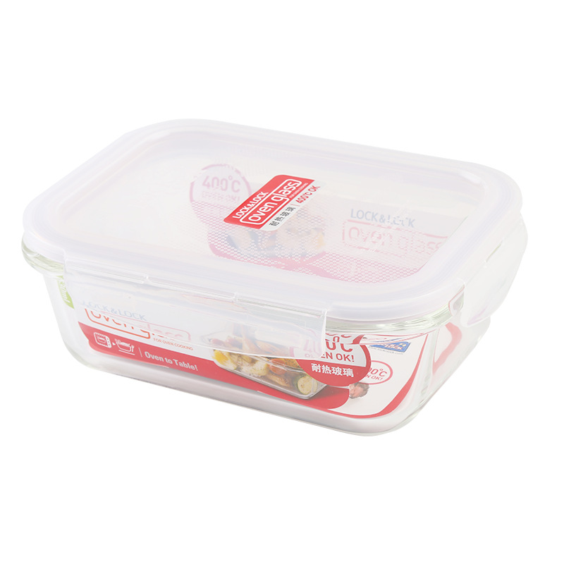 Glass Lunch Box Lunch Box Separated Baby Food Bowl Office Worker Microwave Oven Refrigerator