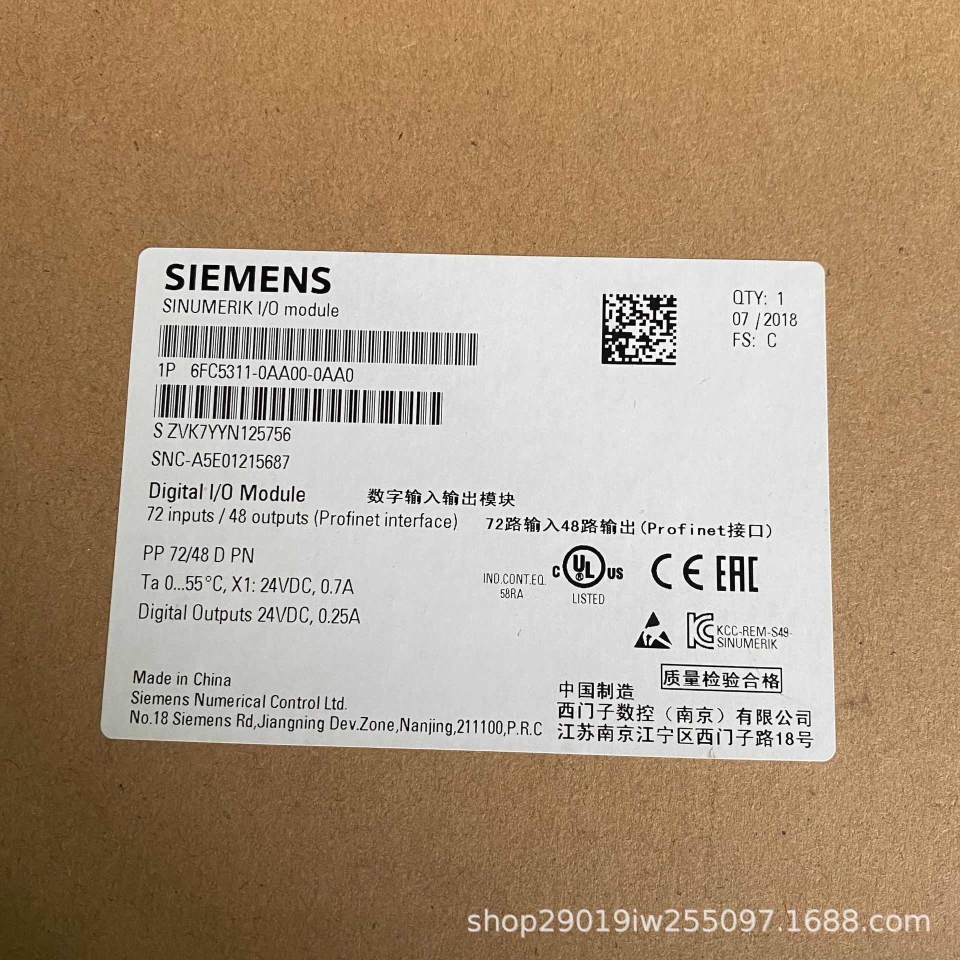 IP 6ES7155-6AU00-0CN0 IM155-6PN 接口模块 6ES7 155-6AUOO-OCNO