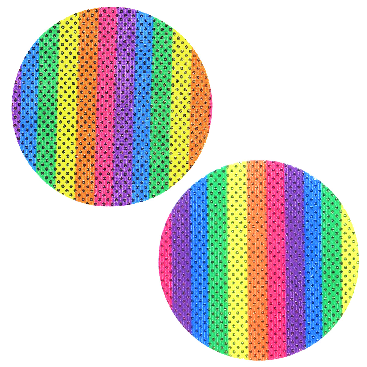 둥근 직선 얇은 무지개 물방울 무늬