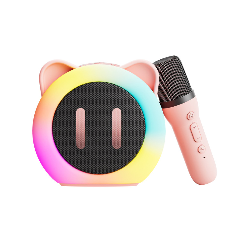 新型子供が歌うk歌音響マイク家庭用音響マイク家庭ktv無線bluetooth一体音響|undefined