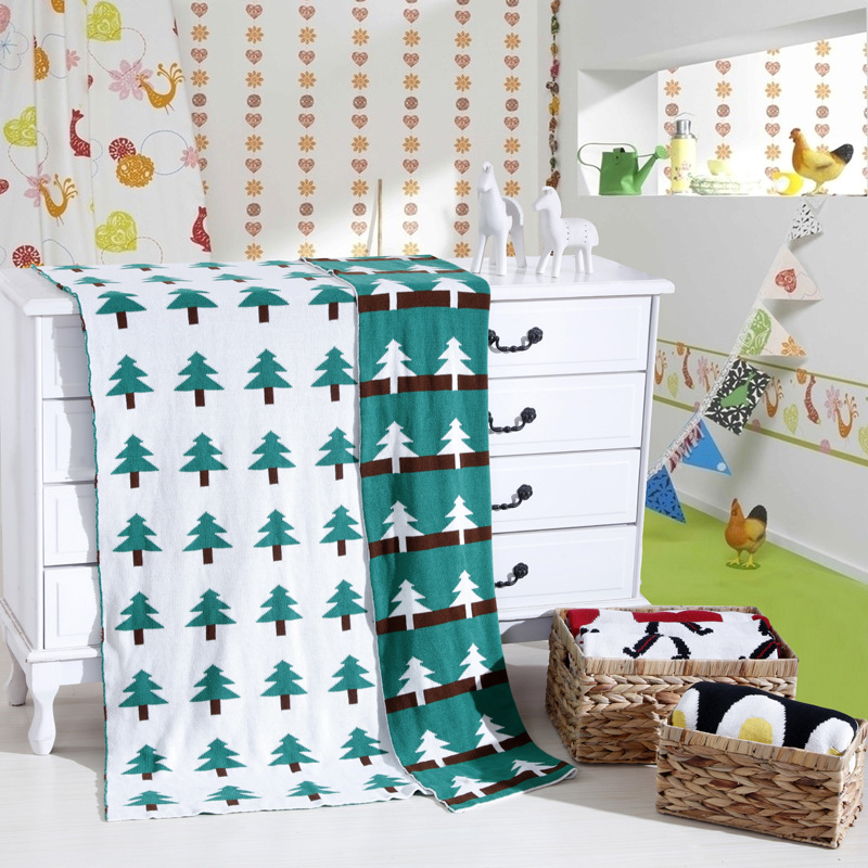 全棉特價針織毯 感恩回饋蓋毯辦公午休毯嬰童毯軟裝配飾