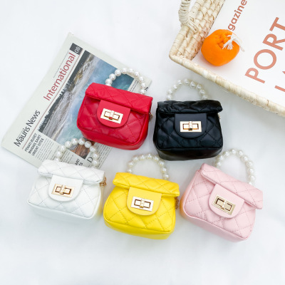 2020 new pattern children Bag Inclined shoulder bag princess Western style Korean Edition fashion girl Small fragrant wind Chain bag