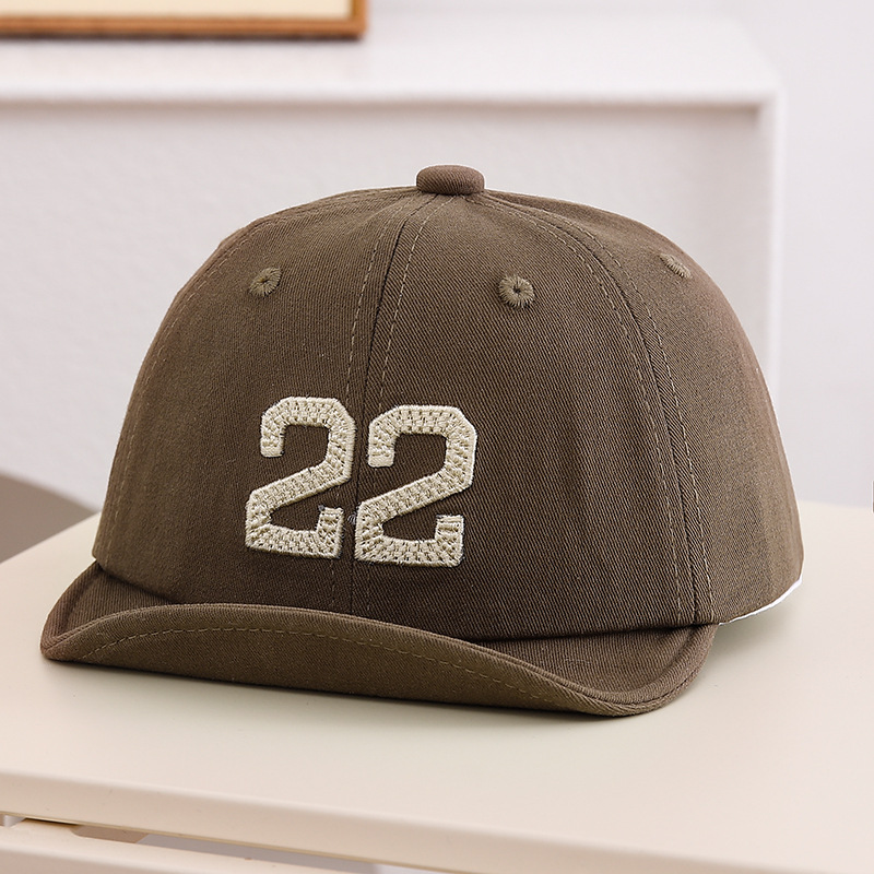 ins sombrero coreano para bebés, sombrero de lengua de goma suave, primavera y otoño, sombrero de béisbol para bebés de color sólido, mujeres y hombres, invierno y otoño