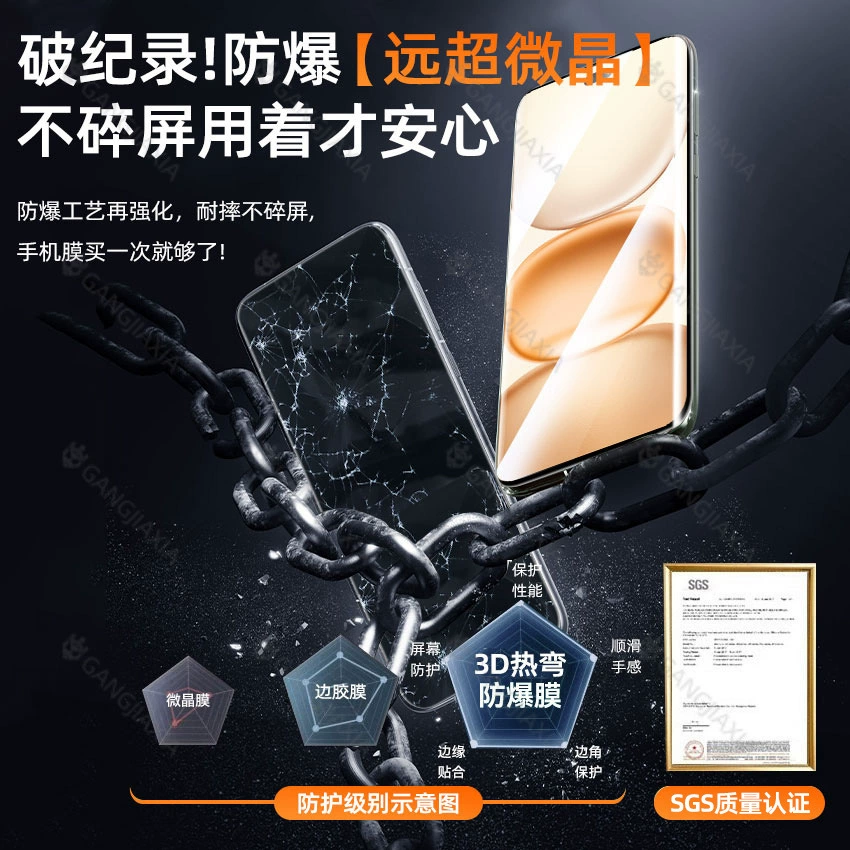 Саньджи пылезащитная складская пленка для Honor power мобильного телефона 200 полное покрытие x50/m8pro закаленная керамика 100 песен
