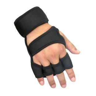 Sports Palm Guard Wrist Guard Weightlifting Fitness Gloves Non-slip Twisted Hand Cocoon Wear-resistant Dumbbell Men's and Women's Protective Equipment Gloves