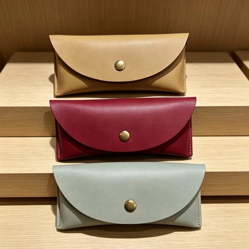 Eyeglass case, soft leather case, wallet, sunglasses case, myopia glasses pouch, sun glasses case, dustproof, exquisite storage, high-end feel