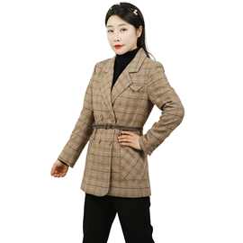 2024夏季汉派品牌专柜女装新款收腰显瘦气质通勤时尚百搭羊毛外套