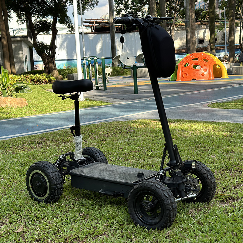 11inch Off-Road Tire Four-Wheel Electric Scooter for the Elderly Foldableable Portable Scooter for the Elderly Factory Home