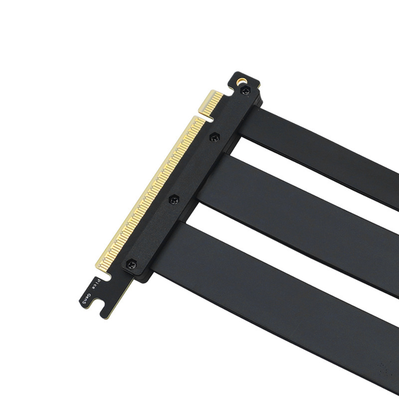 PCIE 5.0 グラフィックスカード延長ケーブル 180 度新しいロスレス電源延長ケーブル pclex16 グラフィックスカードアダプタケーブル|undefined