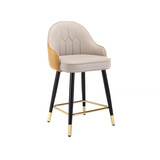 Индивидуальное барное кресло остров High Stool Итальянское легкое роскошное барное кресло -стул Бар -стул Высокий стул на заказ печатные письма