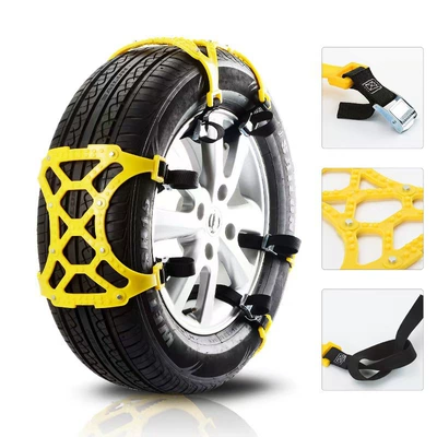 Tire snow chain for small cars and SUVs, universal