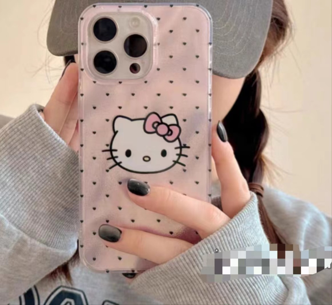 Punto de onda de color de hilo de plumas de nicho para iPhone16 funda para teléfono móvil 15ProMax Apple 14P femenino 12 nuevo