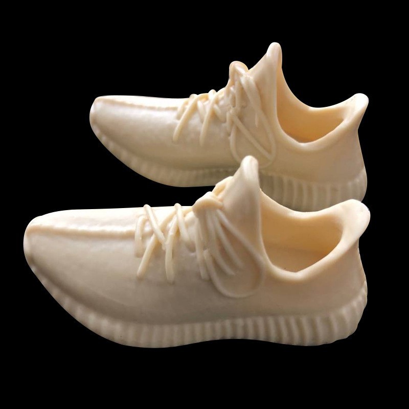 Zapatos de coco 3D tridimensionales fondant chocolate molde de silicona zapatos deportivos forma de vela de yeso de aromaterapia