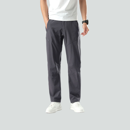 Spring Niaojia same style outdoor mountaineering breathable quick-drying pants men's thin elastic casual pants three-dimensional slim straight pants