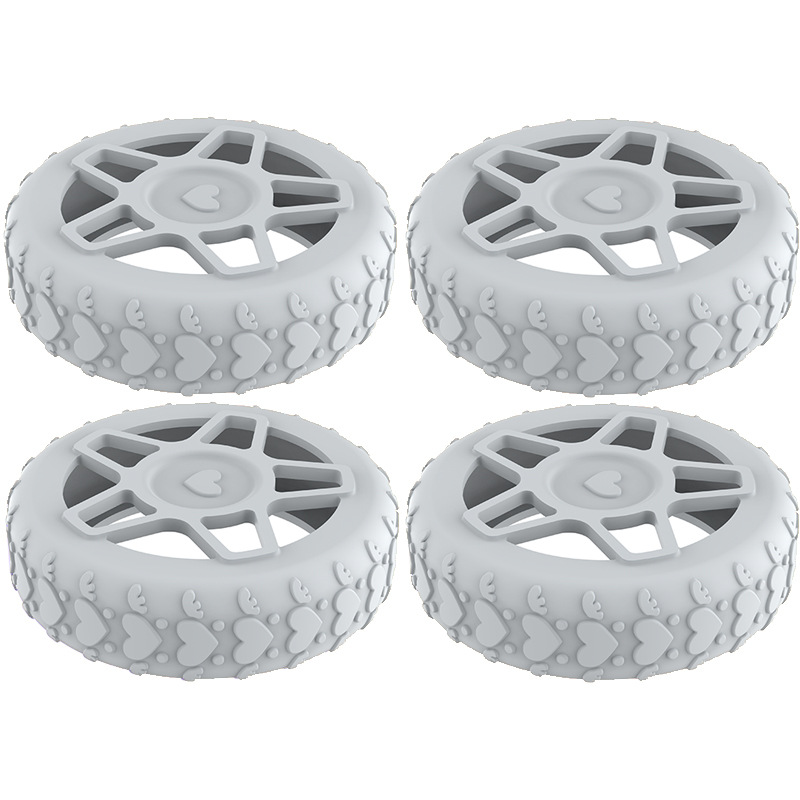 Caster shoesスーツケースホイールシリコン保護カバー耐摩耗性全包スーツケースホイールシリコン保護カバー