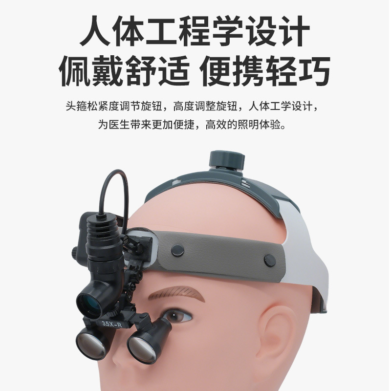 HAOLANG外科无线高清手术头灯整形脊柱外科深度照明手术专用HL005|undefined