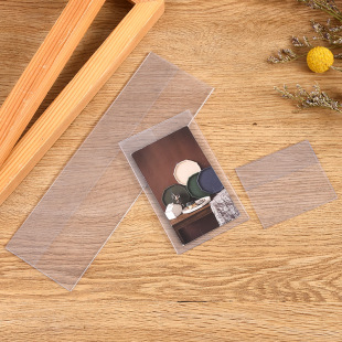 pvc commodity transparent price label card table card set PET plastic sheet label card bag label plate