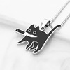 Cartoon pocket knife stainless steel, cute Japanese pendant, necklace for beloved, accessory, wholesale