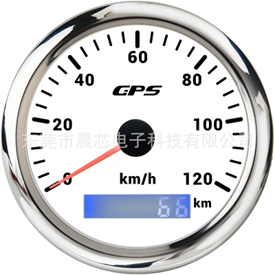 Other vehicle instruments | Speedometer - cx8130-white-plate-120km