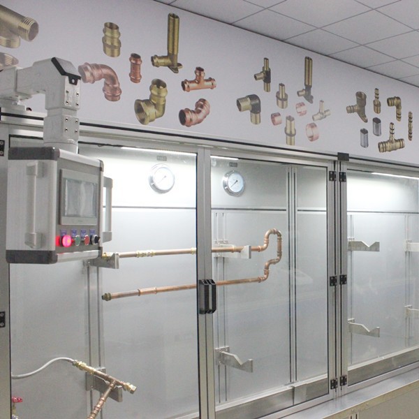 DZR latón recto a través de doble cable interno directo Conexión de tubería de cobre rojo accesorios de tubería de refrigeración tubería de fontanería