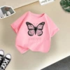 Fuchsia T-shirt, letter T