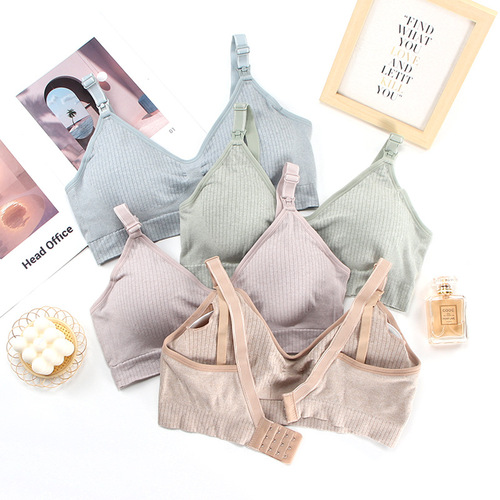 Wire-Free Women's Nursing Bra, Thin Padded Design to Prevent Sagging, Large Cup Size with Front Closure for Pregnant & Breastfeeding Moms