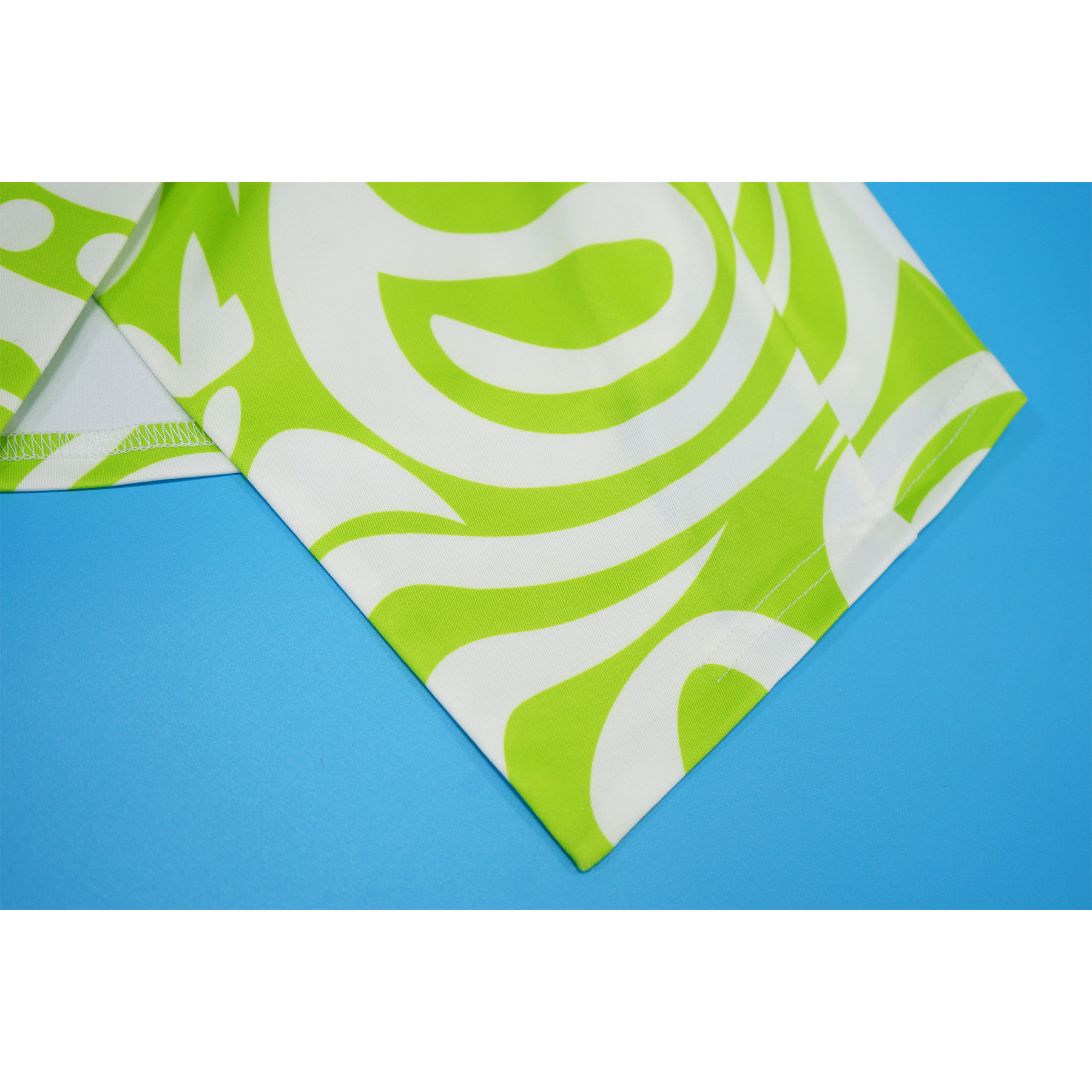 Ensemble blazer sans manches et short imprimé géométrique femme_voghion.com