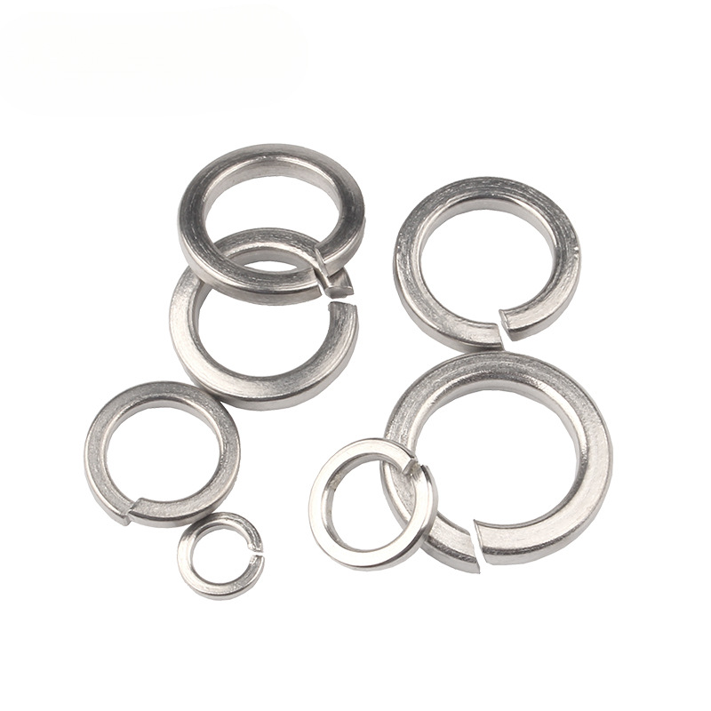 304不锈钢弹垫开口弹簧垫圈316/201弹性垫片M1.6M2M3M4M5M6M8-M33