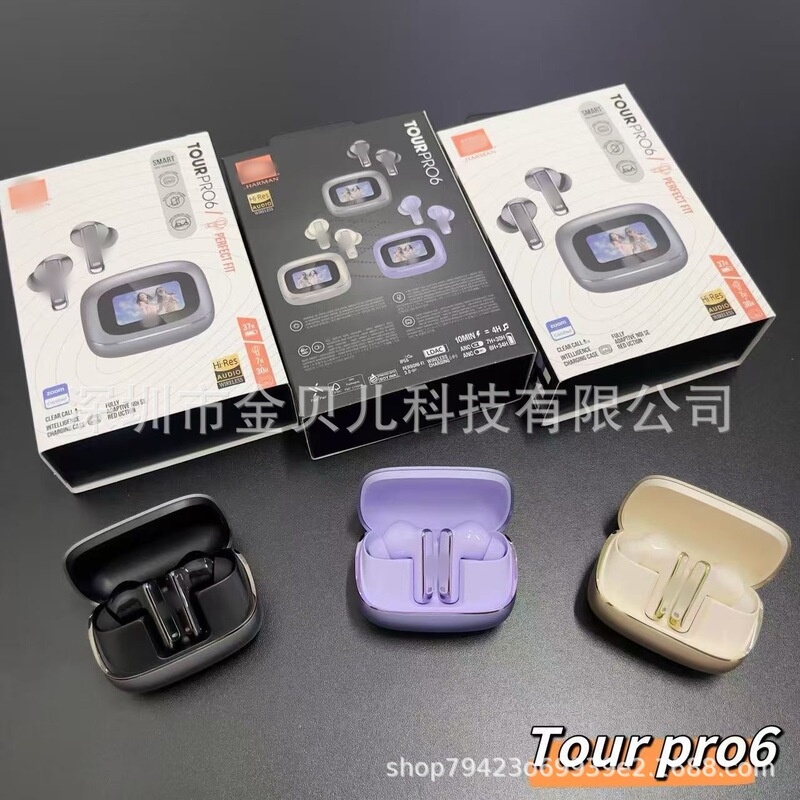 New Tourpro6 Tws True Wireless Bluetooth Headset In-Ear Music Sports Running Suitable for Jbl Ear