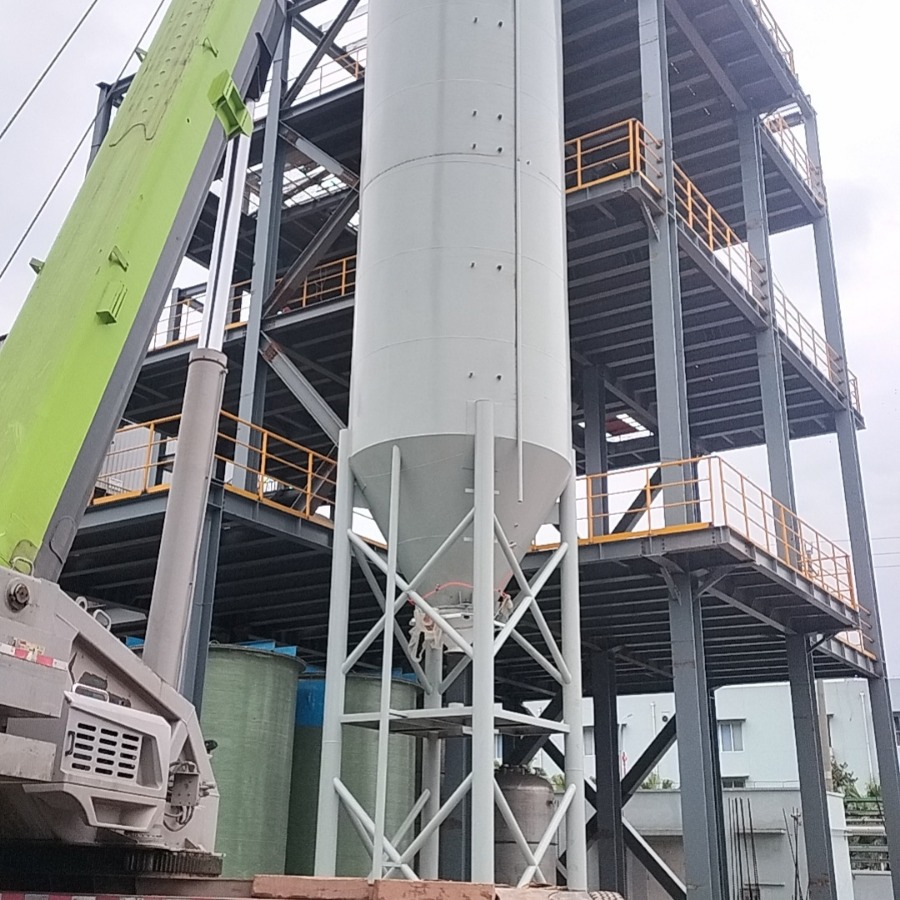 石灰料仓装置 立式料仓 环保专用装置 中凯环保设备
