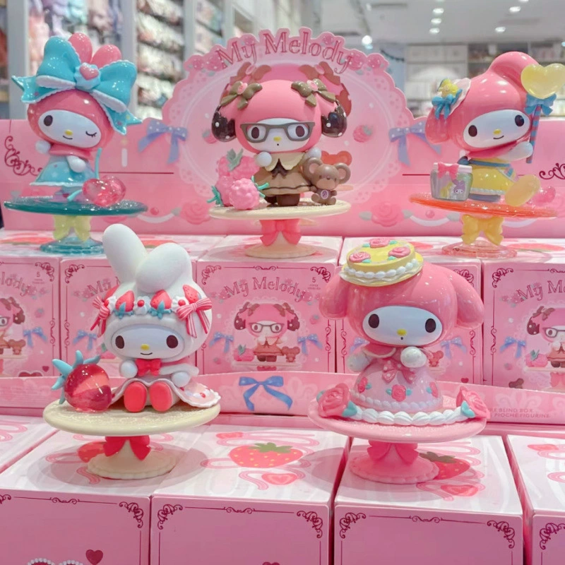 Настольная фигурка Sanrio My Melody «Afternoon Tea», мини‑фигурка ≈11 см, слепые коробки и наборы