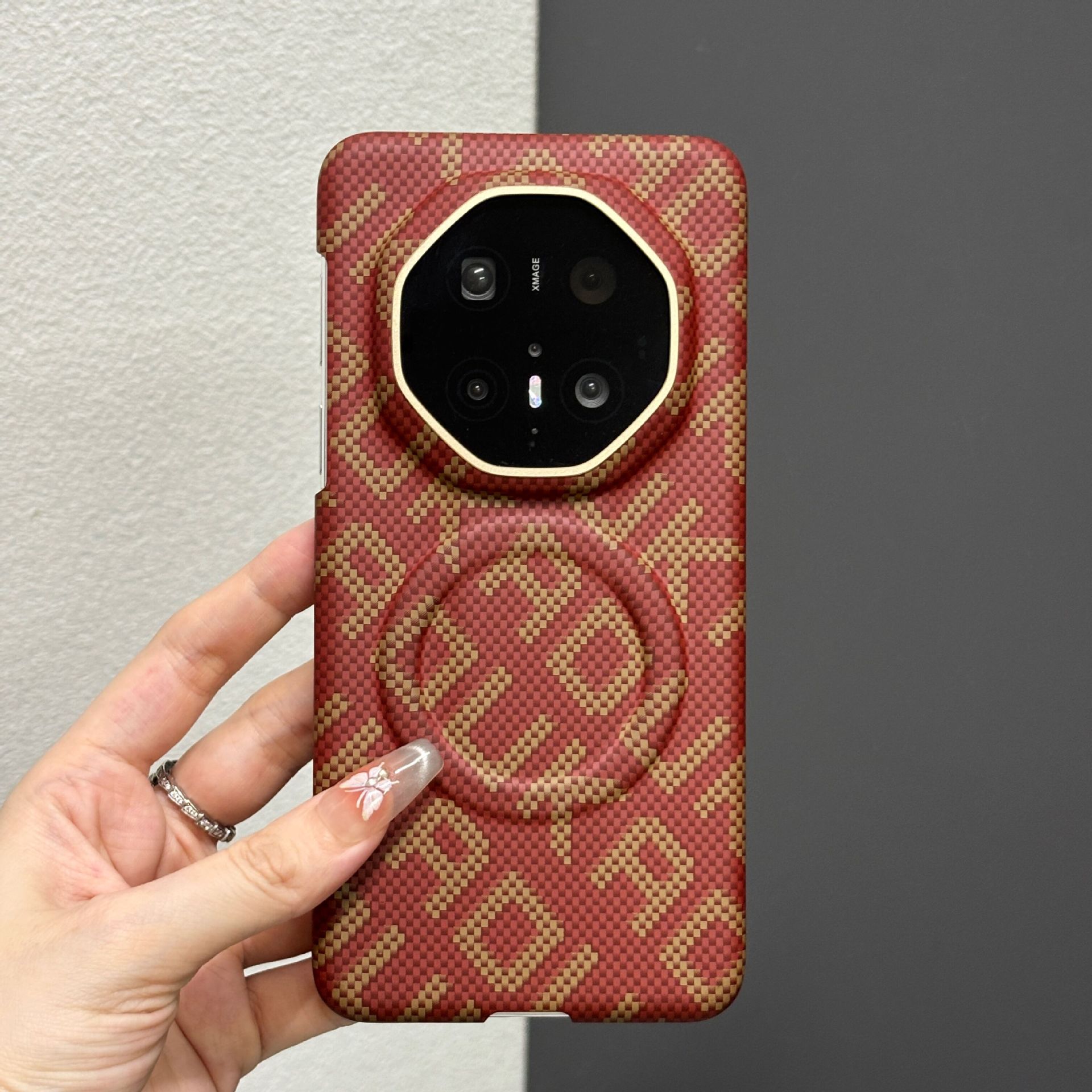 SKU05_颜色分类(【红色】字母凯夫拉纹（内置磁吸）)