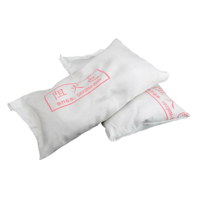 Высококачественный огнестойкий мешок, заводской кабель прямых поставок, огнестойкий мешок, высокотемпературный огнестойкий материал, тип расширения, огнестойкий мешок, национальный стандарт