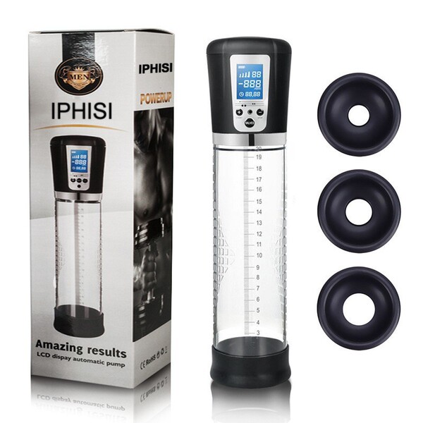 Men's penis trainer negative pressure vacuum pump physical traction helps increase hardness and lengthen erection desensitization aircraft cup