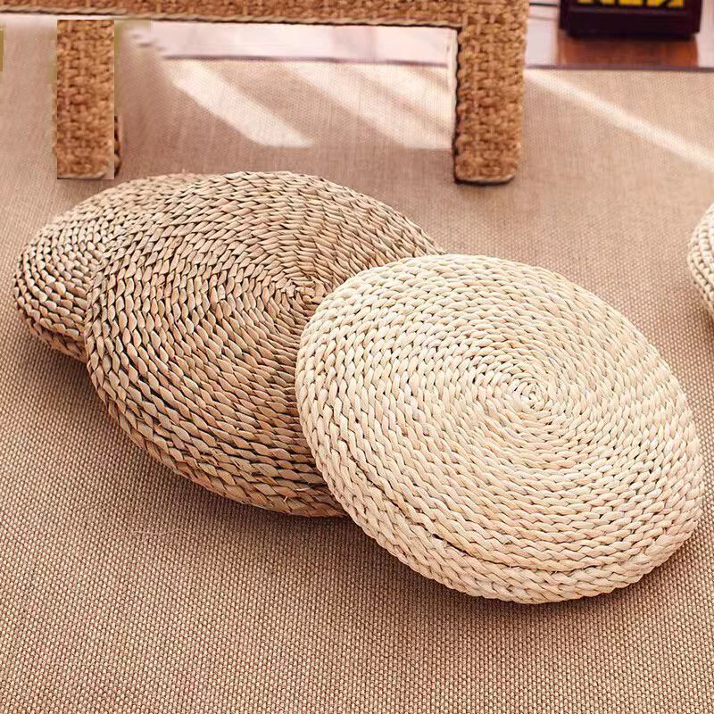 Straw Futon Cushion Floor Tatami Home Japanese Meditation Mat Balcony Bay Window Cattail Rattan Wholesale