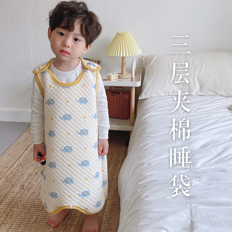 Demi-season children's quilted sleeping bag for men and women girl's