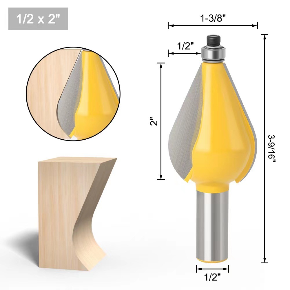 木工雕刻机刀具木铣刀凸边扶手刀线条刀木工雕刻机铣刀