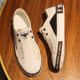 European Station Fashion Men's Shoes 2023 Summer New Casual Sneakers Trendy All-match Lazy Foot Driving White Shoes