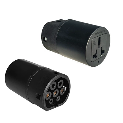 Elektrikli avtomobil şarj stansiyaları discharge gun plug-in row BYD - european-standard-portable-discharge-gun-universal-socket