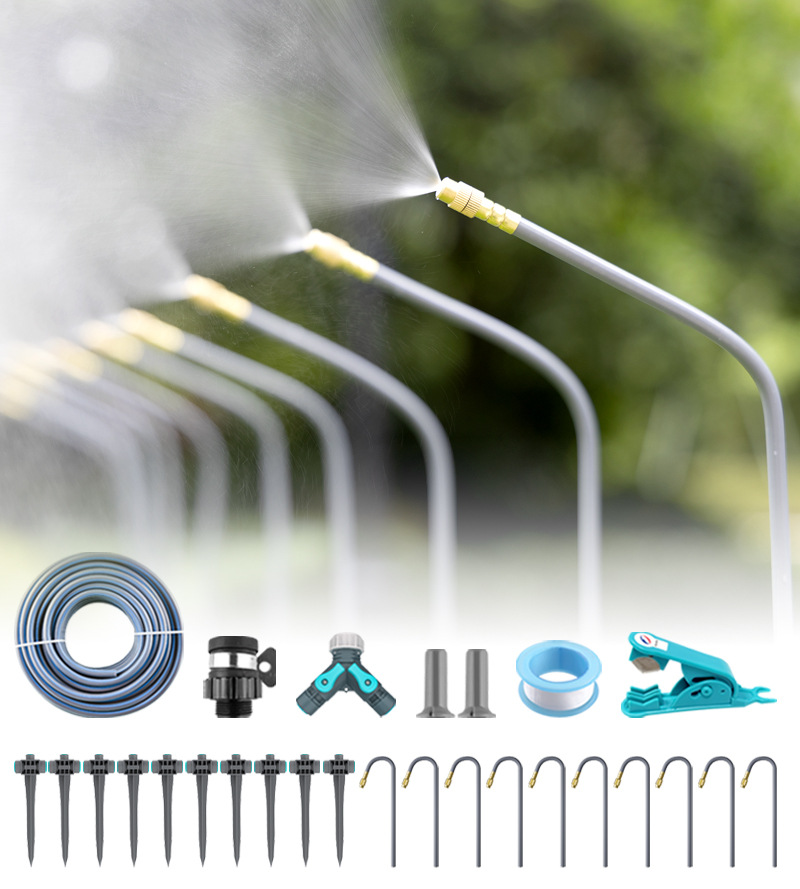 Universal Sprinkler Automatic Flower Watering Device Adjustable Micro-Irrigation Cooling Humidification Fast_voghion.com