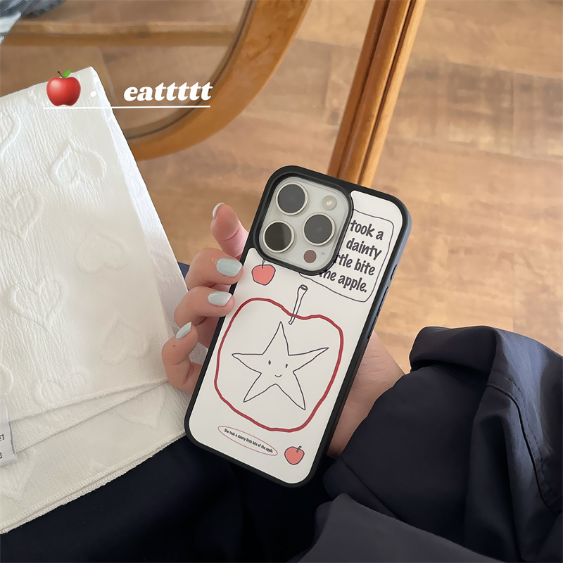 Creative ins Cherry Star Illustrator Funda para teléfono iphone15 16ProMax Files 13/14 Apple 16