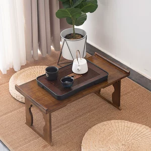 Складное отдельное окна 用 Несколько домов с чайным столом Tatami не -табличные китайские маленькие столы Бесплатные установки для изучения столов