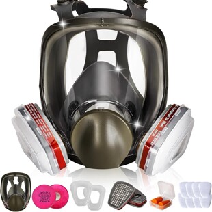 Manufacturer Labeling Anti-Formaldehyde Dust Chemical Gas Decoration Spray Paint Coal Mine Dust Mask Gas Mask Full Face Mask