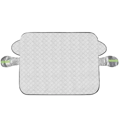 Car Snow Shield Car Magnetic Snow Shield Sunshade Front Gear Universal Winter Thickened Anti-frost Anti-freeze Sun Protection Snow Shield (Car snow shield) - five-magnetic-small-size-with-warning-strip-mini-2-door-car-3-layer-thickened-snow-shield