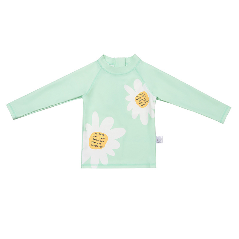 Zweiteiliger Mädchen Badeanzug Mit Sonnenschutz Für Den Sommer_voghion.com