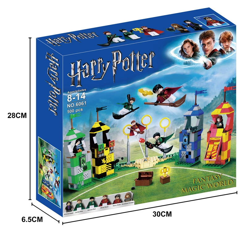 Набор строительных блоков (совместим с LEGO Harry Potter) — замок в стиле Хогвартса и фигурки, варианты с несколькими деталями