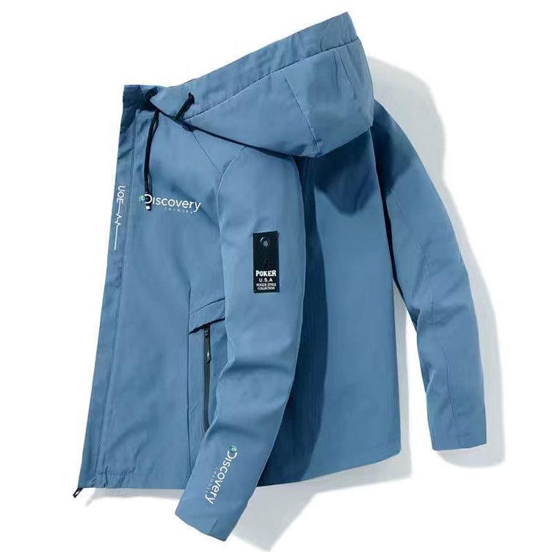 2023 New Fashion National Geographic Clothing Sports Outdoor Camping Mountaineering Jacket Men's Breathable Waterproof Jacket